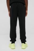 Штани Fila чоловічі колір чорний з принтом