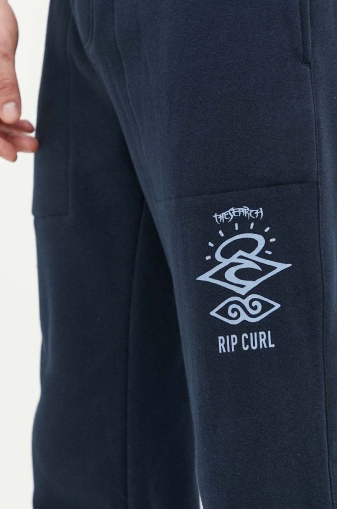 Спортивні штани Rip Curl колір сірий з принтом фото 4