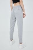 Бавовняні спортивні штани Kangol колір сірий однотонні KLEU007-117