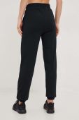Бавовняні спортивні штани Arkk Copenhagen колір чорний однотонні