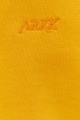 Бавовняні спортивні штани Arkk Copenhagen колір жовтий однотонні