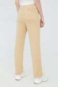Спортивні штани Sixth June колір бежевий однотонні