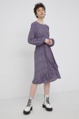 Сукня JDY колір фіолетовий midi розкльошена