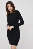 Сукня JDY колір чорний mini облягаюча (1930745)