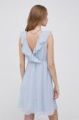 Сукня Vila mini розкльошена колір блакитний (2118588)