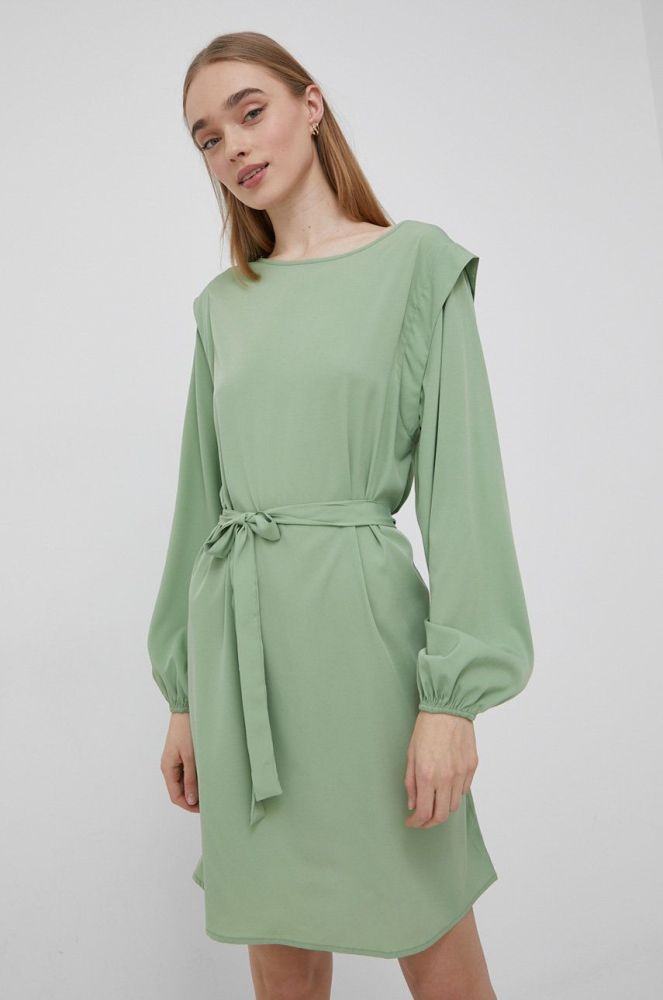 Сукня JDY колір зелений mini пряма (2194398)