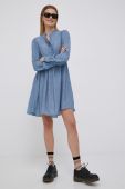 Сукня JDY mini розкльошена колір блакитний (2156735)
