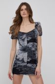 Сукня Desigual колір сірий mini облягаюча