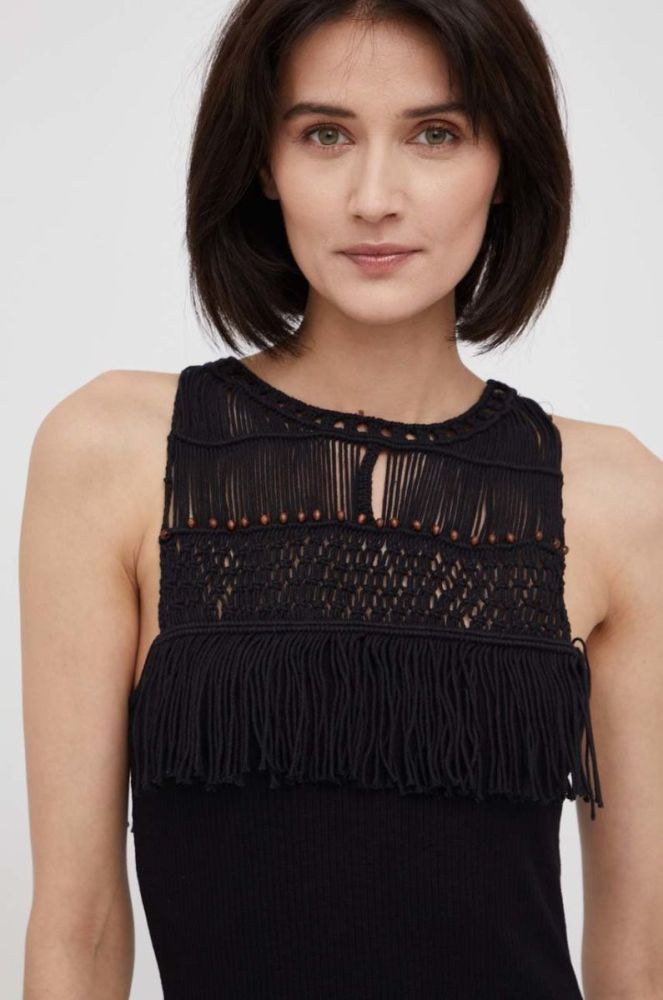 Сукня Desigual колір чорний mini облягаюча (2346904) фото 4