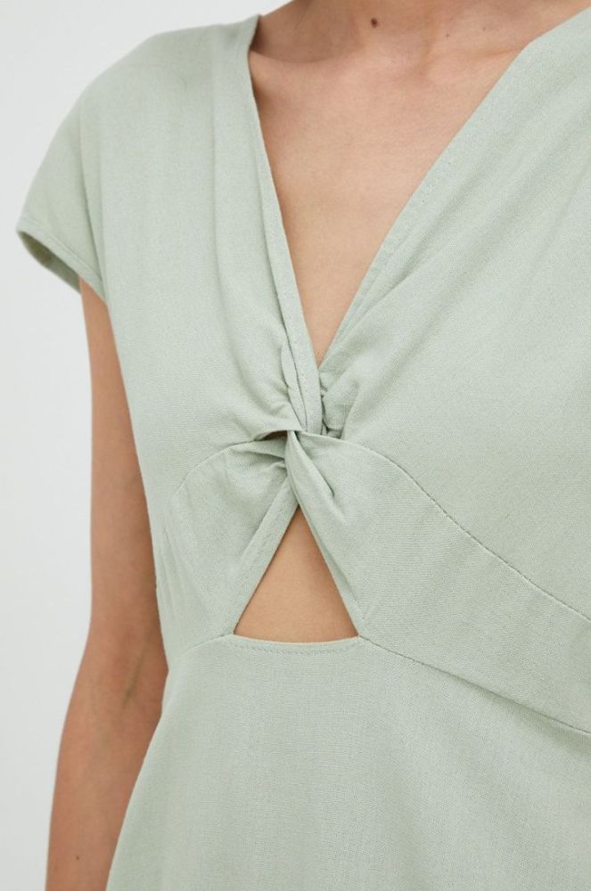 Сукня Vero Moda колір зелений mini розкльошена (2614721) фото 5