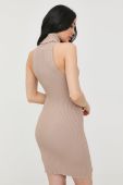 Сукня Guess колір бежевий mini облягаюча (2304559)