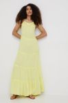 Сукня Y.A.S колір жовтий maxi розкльошена
