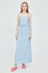 Сукня Only maxi розкльошена колір блакитний (2356568)