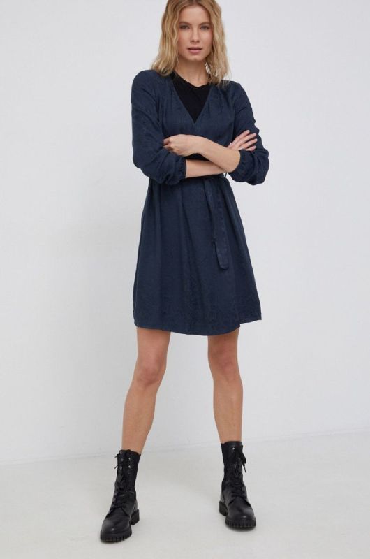Сукня Superdry колір синій mini розкльошена (2123297) фото 2