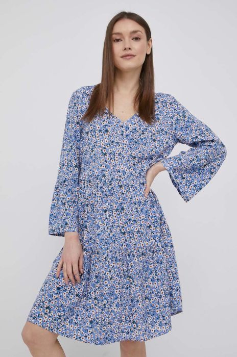 Сукня JDY mini розкльошена колір блакитний (2190199)