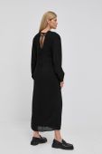 Сукня Herskind колір чорний maxi пряма (2064688)