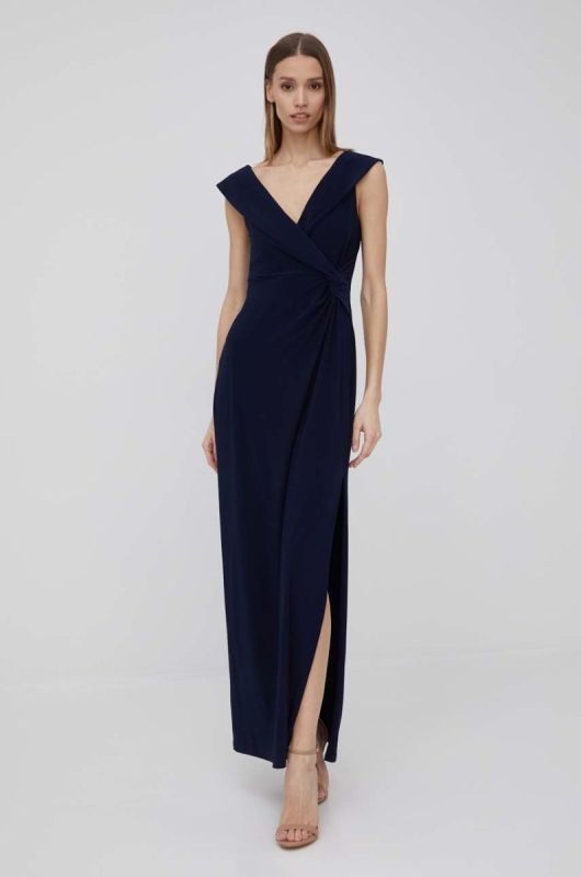 Сукня Lauren Ralph Lauren колір синій maxi пряма (2174805) фото 2