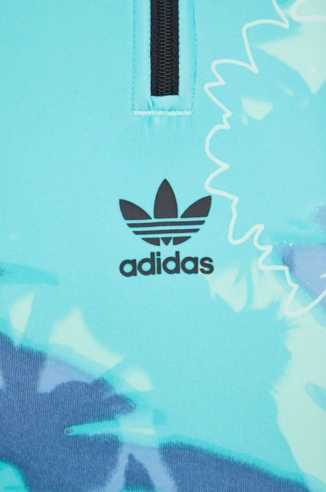 Сукня adidas Originals колір бірюзовий mini облягаюча фото 5