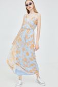 Сукня Vero Moda maxi розкльошена колір блакитний