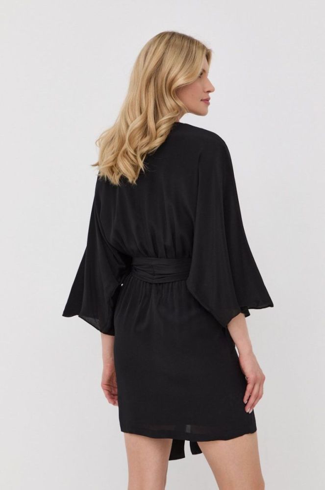 Сукня The Kooples колір чорний mini розкльошена (2298595) фото 3