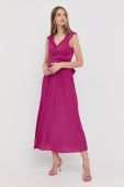 Сукня MAX&Co. колір фіолетовий maxi розкльошена (2220012)