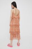 Сукня Femi Stories колір помаранчевий midi пряма