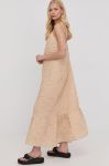 Сукня Notes du Nord колір бежевий maxi пряма