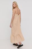 Сукня Notes du Nord колір бежевий maxi пряма