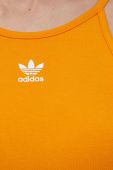 Сукня adidas Originals Adicolor HC2046 колір помаранчевий mini облягаюча HC2046-BORANG