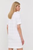 Бавовняна сукня Love Moschino колір білий mini пряма (2293113)