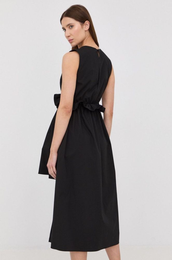 Сукня Red Valentino колір чорний midi розкльошена (2277693) фото 3