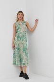 Сукня Red Valentino maxi розкльошена колір барвистий