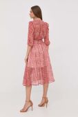 Сукня Morgan колір рожевий midi розкльошена (2277720)