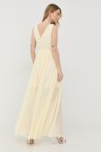 Сукня Morgan колір жовтий maxi розкльошена
