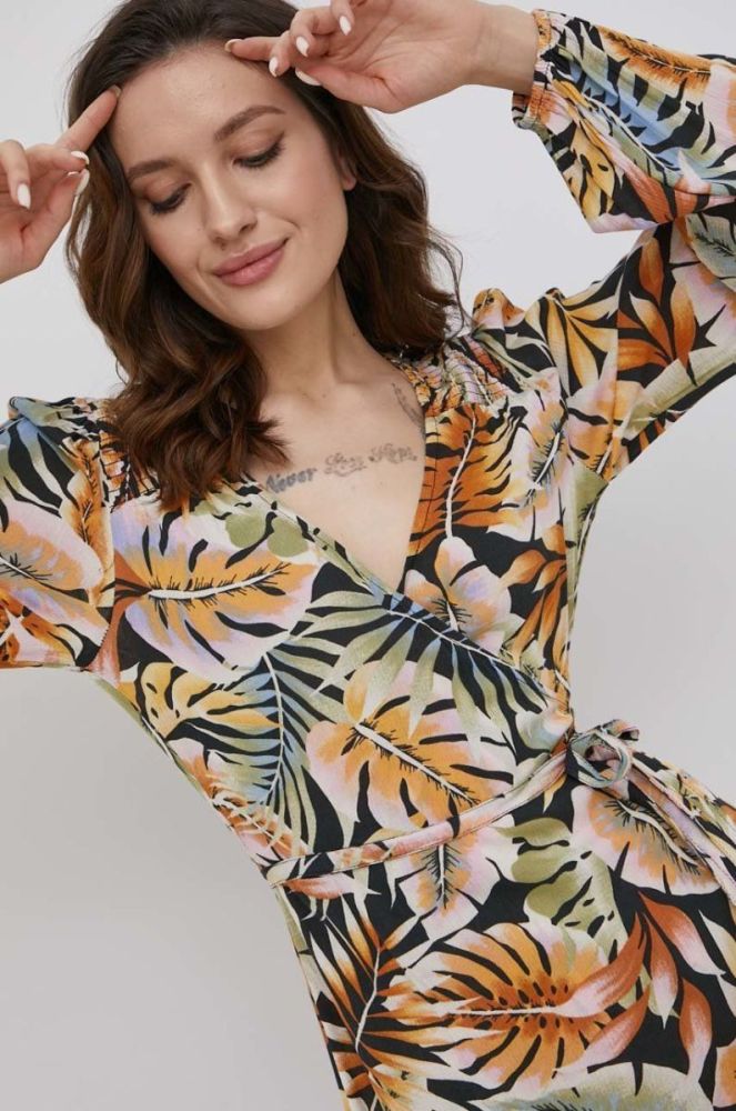 Сукня Billabong mini розкльошена колір барвистий (2070261) фото 4