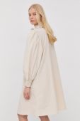 Сукня Gestuz колір бежевий mini розкльошена