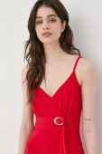 Сукня Morgan колір червоний mini розкльошена (2394175)