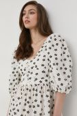 Сукня For Love & Lemons колір білий mini розкльошена (2445949)