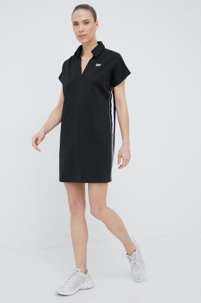 Сукня Dkny колір чорний mini пряма (2451161)