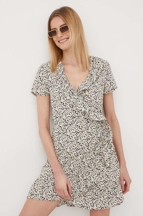 Сукня Brave Soul колір білий mini розкльошена