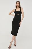 Сукня Victoria Beckham колір чорний mini облягаюча