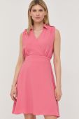 Сукня Morgan колір рожевий mini розкльошена (2437334)