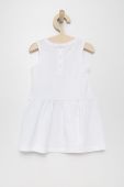 Дитяча бавовняна сукня Guess колір білий mini розкльошена (1999576)