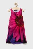 Дитяча сукня Desigual колір фіолетовий mini розкльошена (2095827)