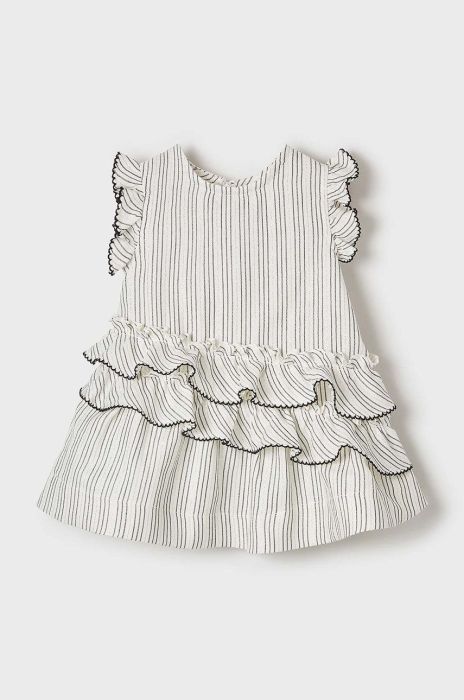 Дитяча сукня Mayoral колір бежевий mini розкльошена (2080938)