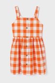Дитяча бавовняна сукня Mayoral колір помаранчевий mini розкльошена (2083079)
