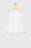Дитяча бавовняна сукня Guess колір білий mini розкльошена (2065702)
