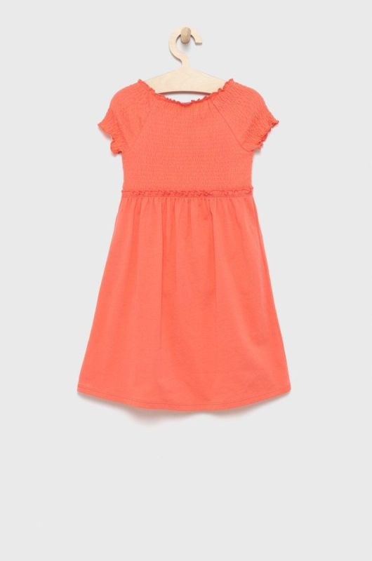 Дитяча сукня United Colors of Benetton колір рожевий midi розкльошена (2412399) фото 2