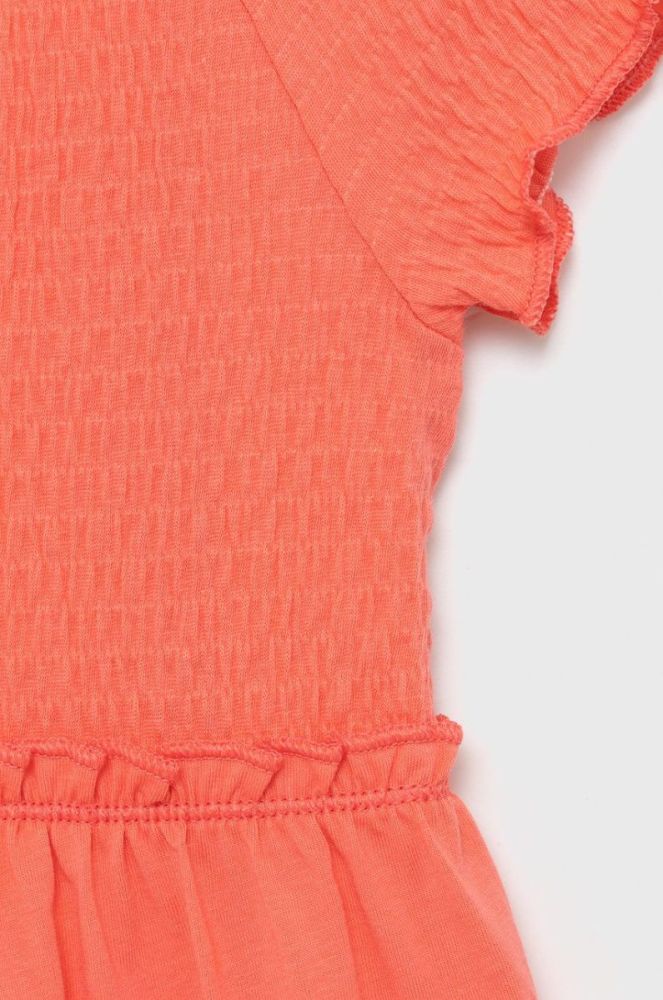 Дитяча сукня United Colors of Benetton колір рожевий midi розкльошена (2412399) фото 3