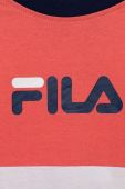Дитяча бавовняна сукня Fila колір синій mini oversize